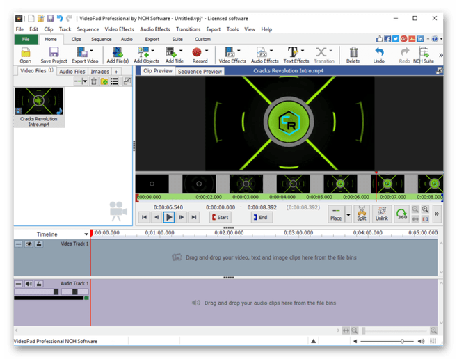 NCH VideoPad Video Editor Pro 13.67 instal the new for windows